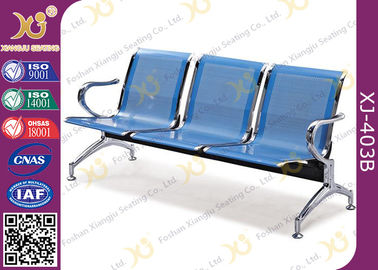 中国 クッションが付いている病院の鉄の構造の完全な溶接 3 の Seater の待っている椅子 サプライヤー