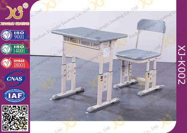 中国 灰色のナイジェリア ガーナ/教育家具のための調節可能な教室の机そして椅子 サプライヤー