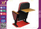 折るメモ帳H1000 * D750 *が付いている赤い生地カバー講堂の椅子W550mm サプライヤー
