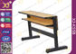 注文のサイズの合板の大学教室の家具の机および折られる椅子の座席 サプライヤー