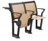Moodenは二重学生のアルミ合金のフィートのための学校の机そして椅子を折りました サプライヤー