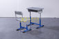 学生の調査のテーブルおよび1.5mmの鉄アルミニウム フレームを持ち上げる椅子セット サプライヤー